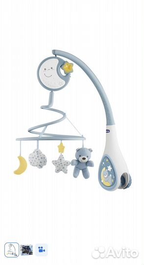Мобиль chicco next2dreams голубой