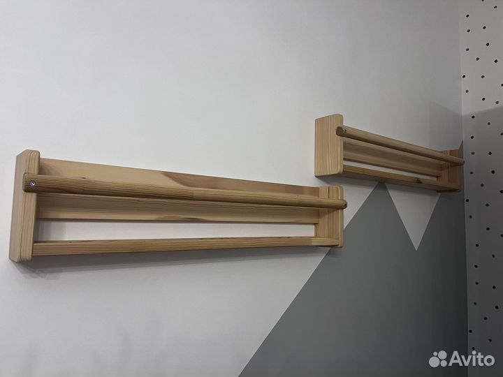 Полка настенная деревянная IKEA