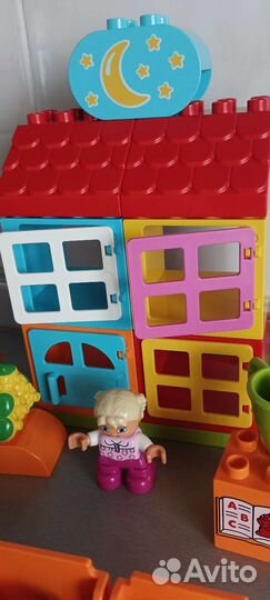 Lego Дупло 3 набора : домик, паровозик, магазин