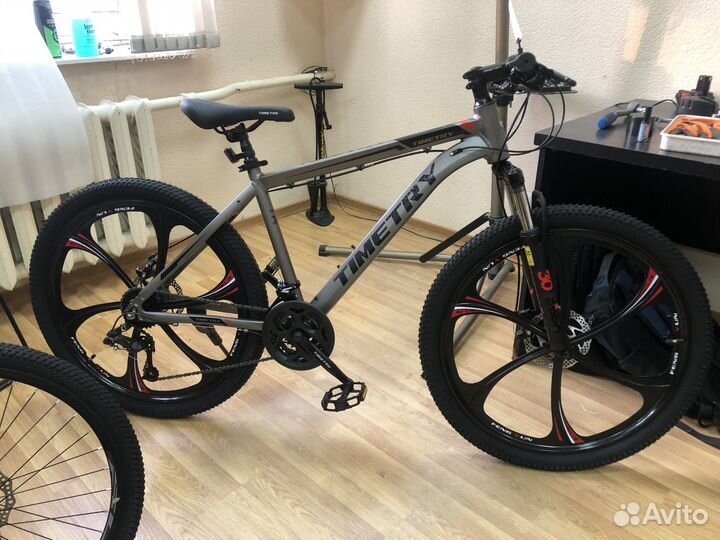 Горный велосипед 26 TimeTry 134 Серый.гидравлика