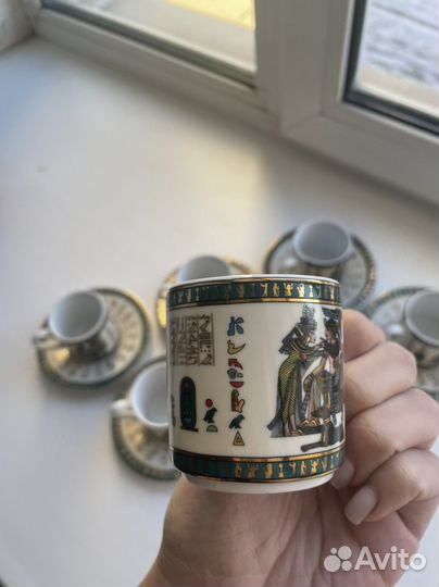 Чайный/кофейный сервиз, Египетский фарфор