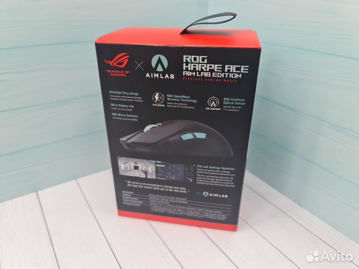 Мышь Asus P713 ROG harpe ACE AIM LAB edition