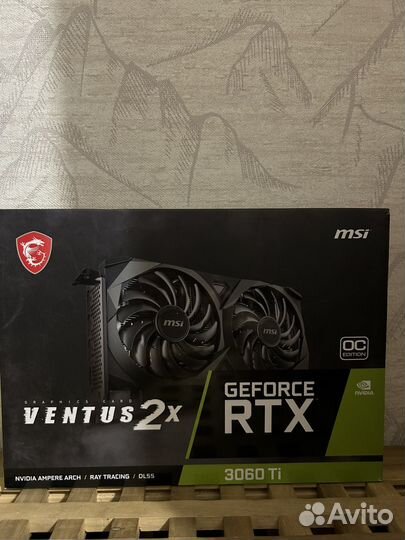 Видеокарта rtx 3060ti msi