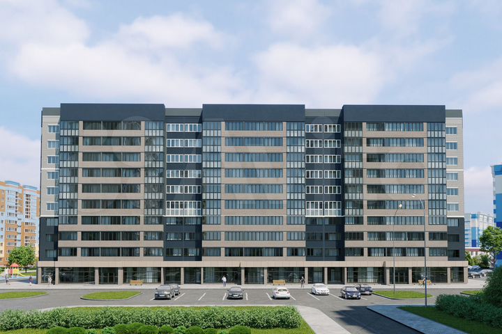 2-к. квартира, 67,5 м², 2/10 эт.