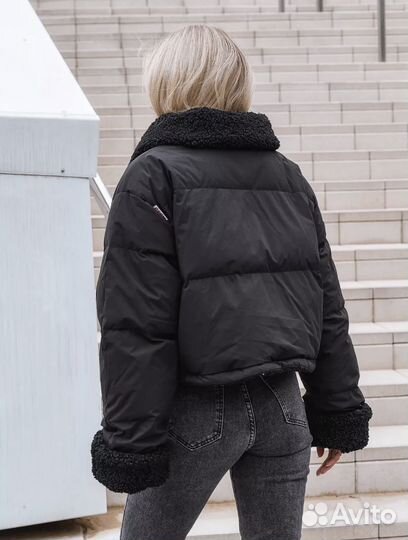 Куртка двусторонняя демисезонная женская 42-48р