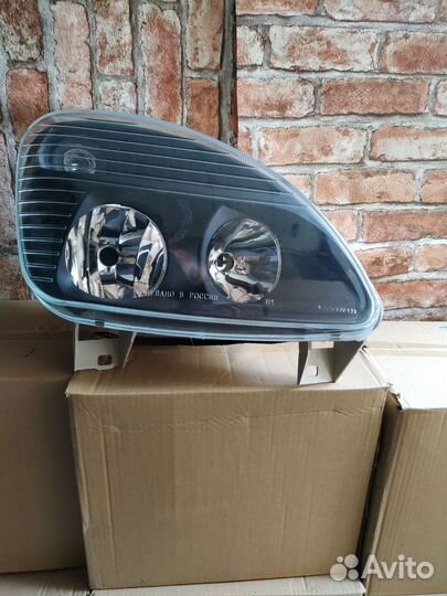 Передние Фары На Газель Лисичка Стекляные