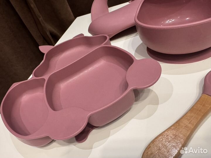 Детская силиконова посуда