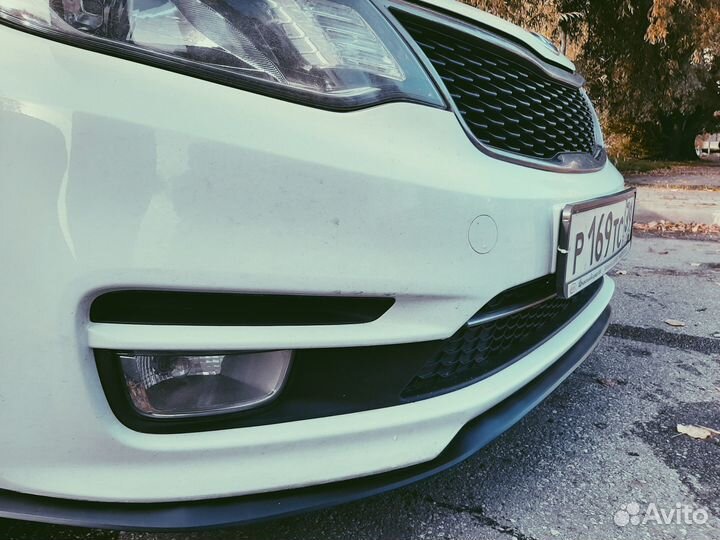 Универсальная губа на бампер samurai