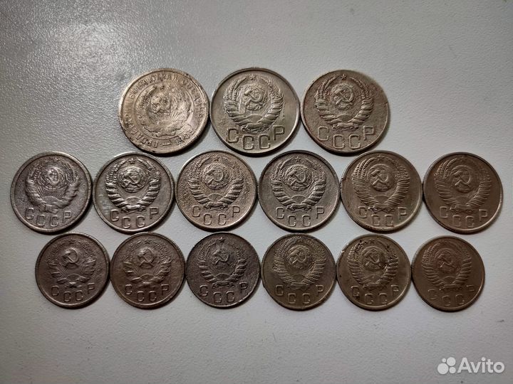 3, 10, 15, 20 копеек 1932 - 1953