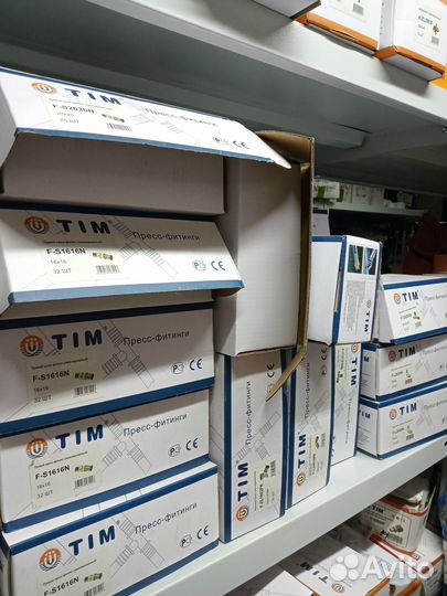 Фитинги опресовочные для мет.пласта. TIM