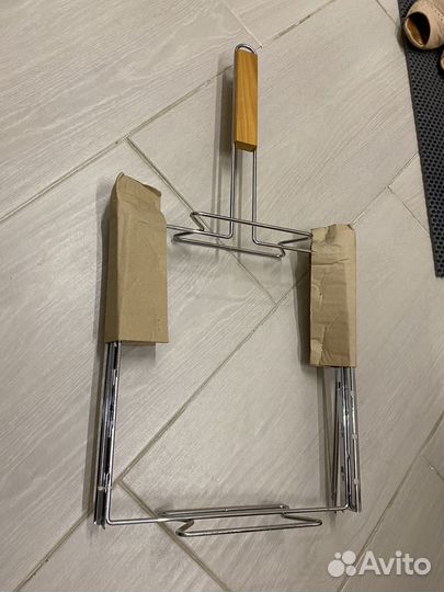 Решетка для гриля, со сьемными шампурами