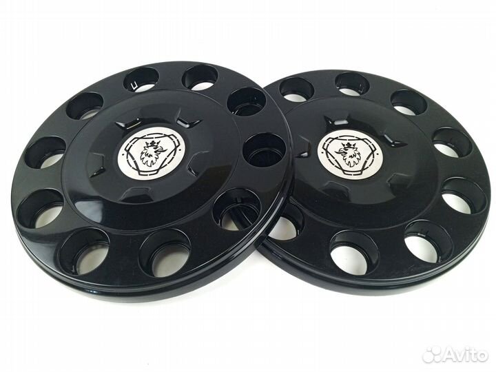 Колпаки 22.5 ступичные с логотипом scania