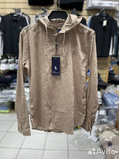 Рубашка льняная ralph lauren