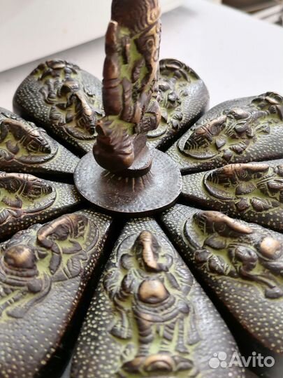 Буддийская лампада с Ганешей(бронза)начало 20 века