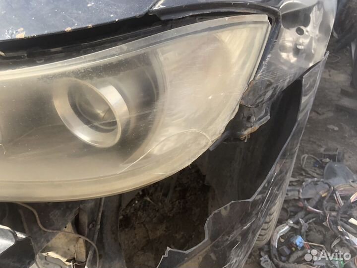 Лифан солано фара левая трещина стекла