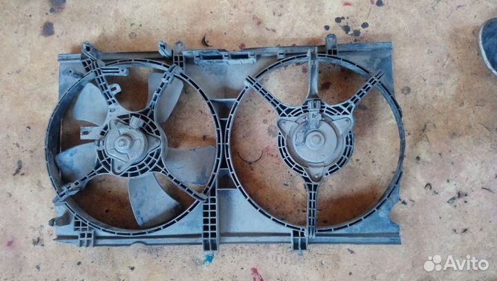 Диффузор вентилятора в сборе с 2 вентиляторами MI