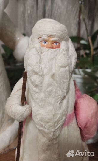 Ватный дед мороз СССР и снегурочка