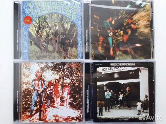 CD диски Creedence, The Doors, Jimi Hendrix