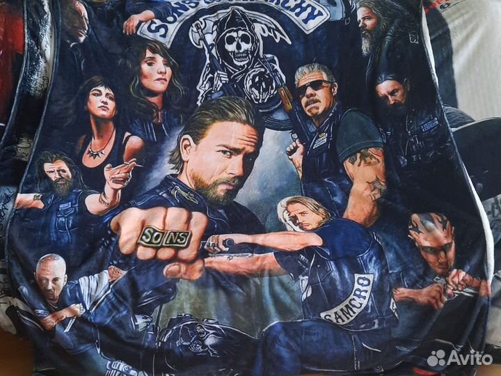 Плед / покрывало/одеяло Kiss Guns n rouses