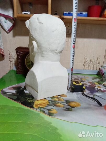 Бюст Маяковского, гипс