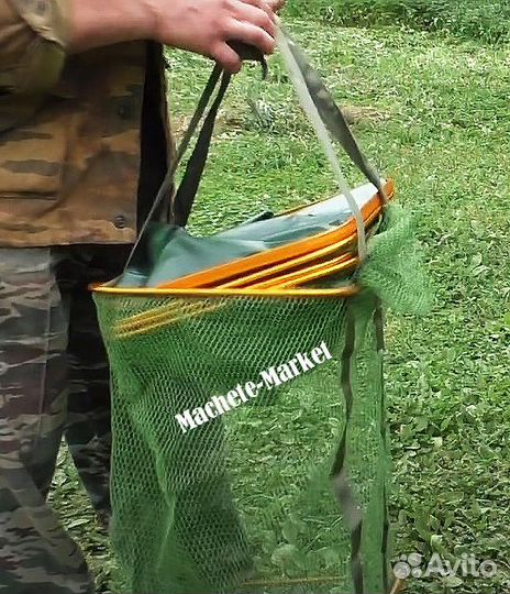 Садок береговой прорезиненный