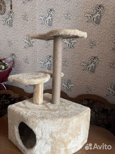 Когтеточка домик для кошки