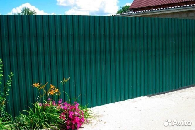 Забор из профнастила