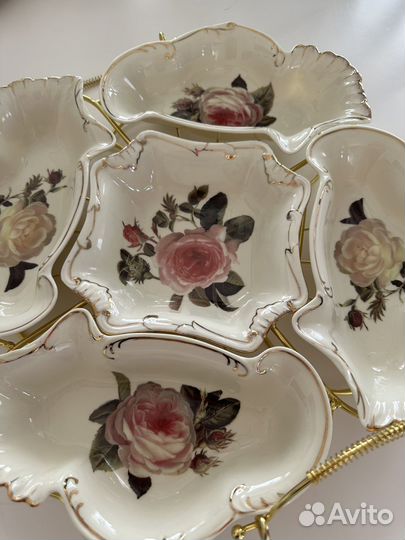 Набор из пяти салатников (фарфор)