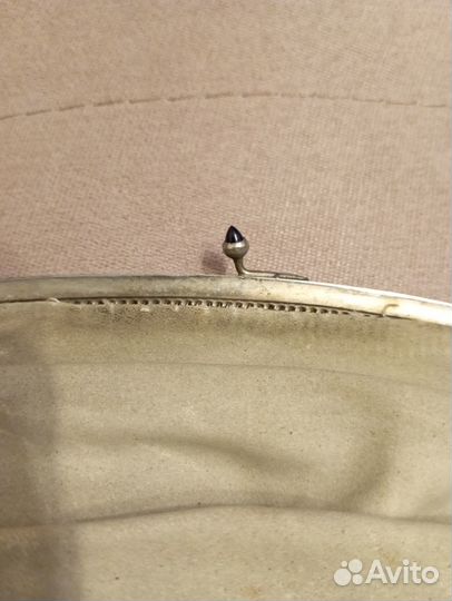 Старинная дамская сумка винтажный ридикюль Alpacca