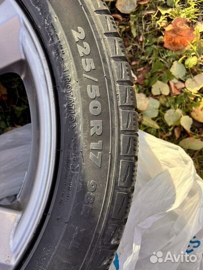 Литье с зимней резиной р17