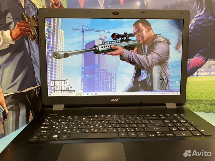 Большой Ноутбук Acer 4 ядра/SSD/6gb/17.3