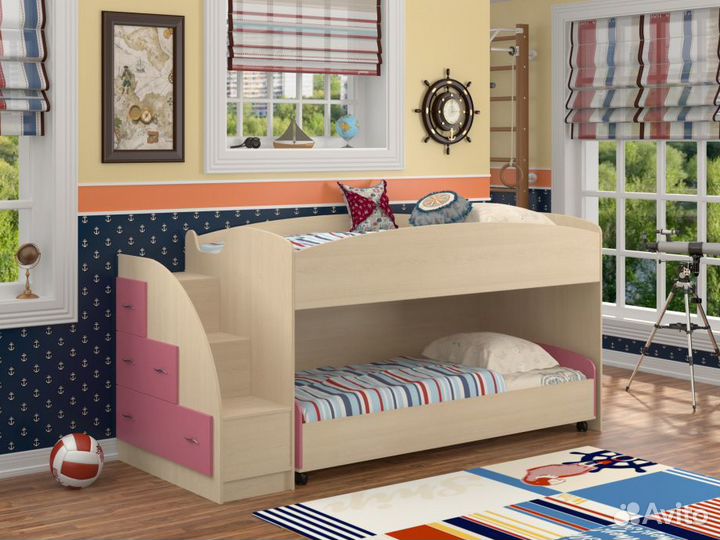 Кровать двухъярусная 