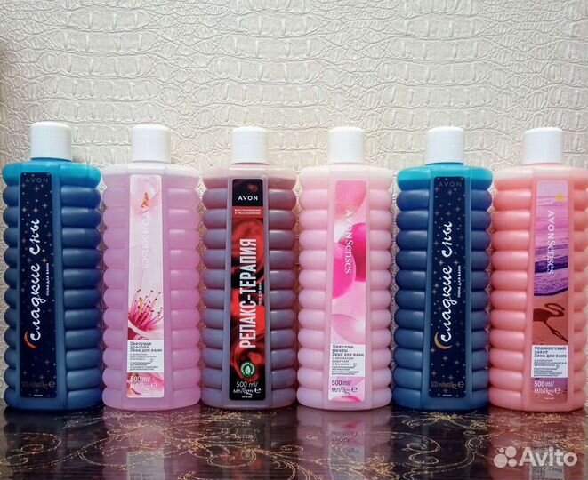 Пены для ванн Avon, 500 мл и 1 литр