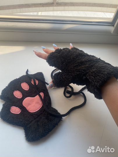 Перчатки митенки