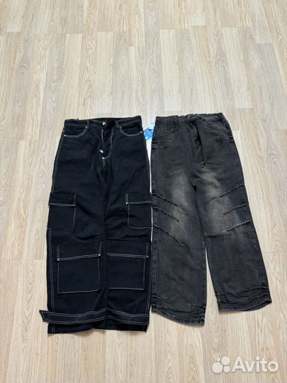 Джинсы широкие