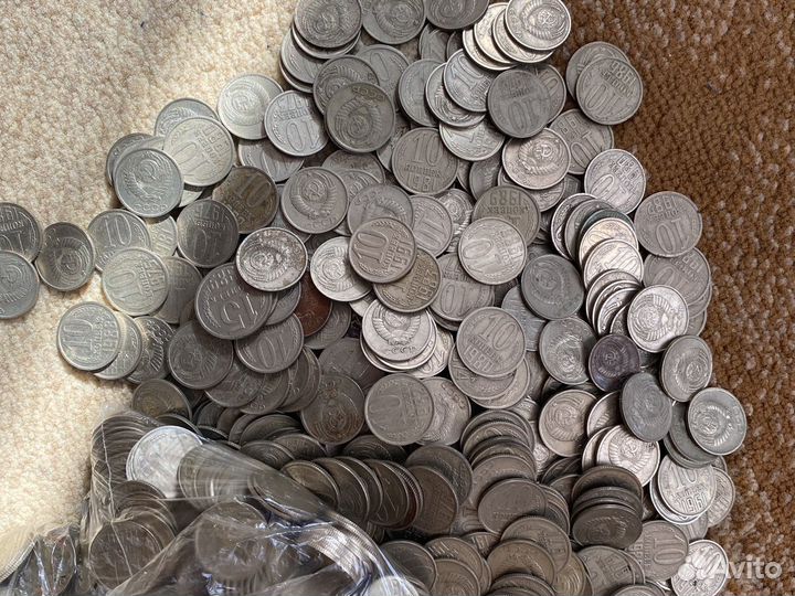 Монеты СССР - 100 штук