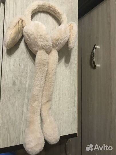 Меховые наушники с поднятием ушек