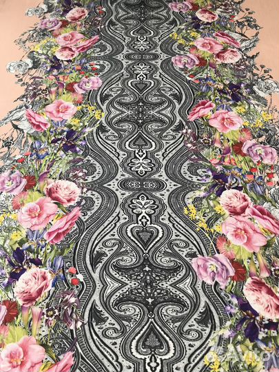 Отрезы итальянского шелка alta moda