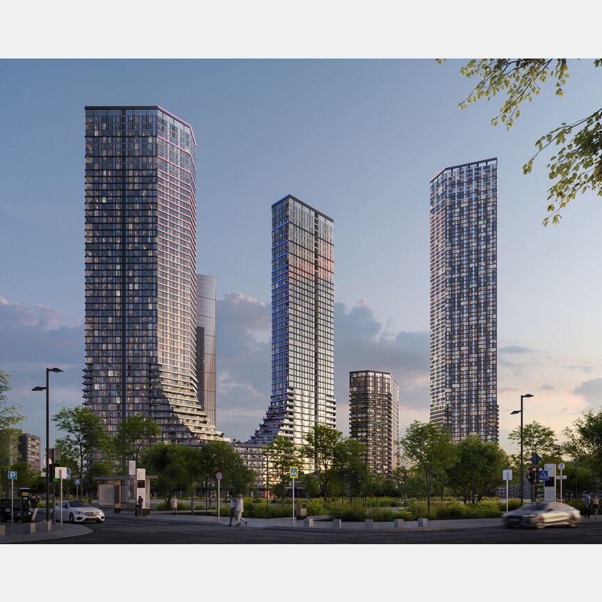 1-к. квартира, 36,4 м², 2/55 эт.