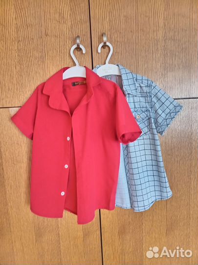 Рубашки для мальчика на 5-6 лет