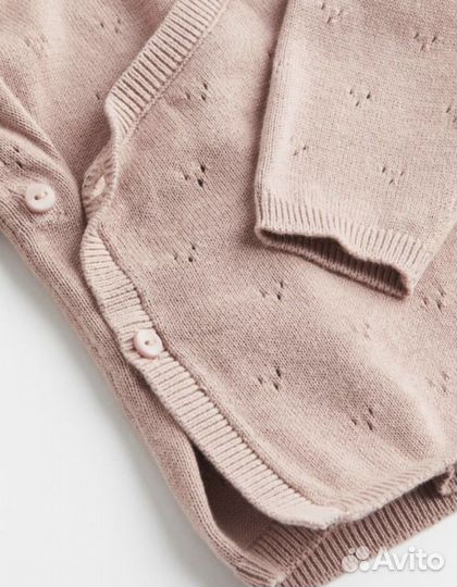 Вязаный костюм для девочки H&M