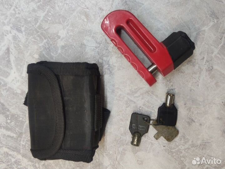 Замок на тормозной диск мото