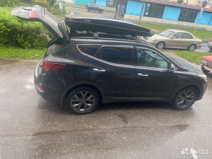 Бокс на крышу Lux Major 460 Hyundai Santa Fe 2012