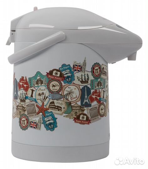 Термопот Polaris PWP 2821 Travel, 700 Вт, белый