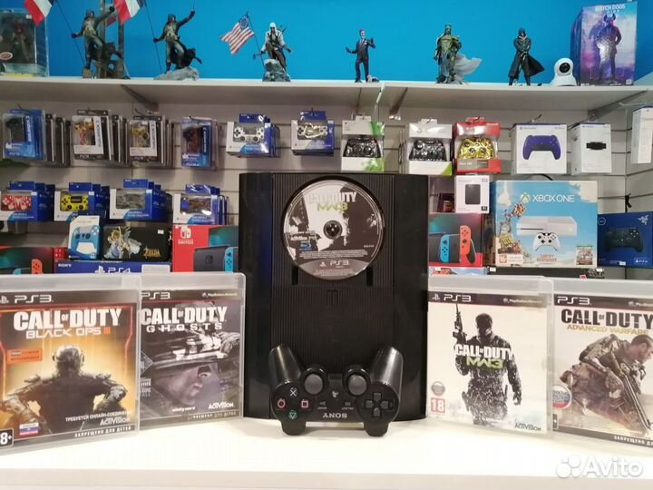 PS3 Super slim + серия игр Call of Duty