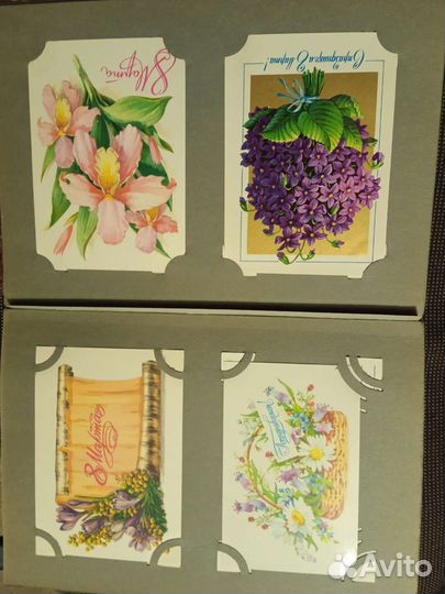 Открытки СССР с 8 марта