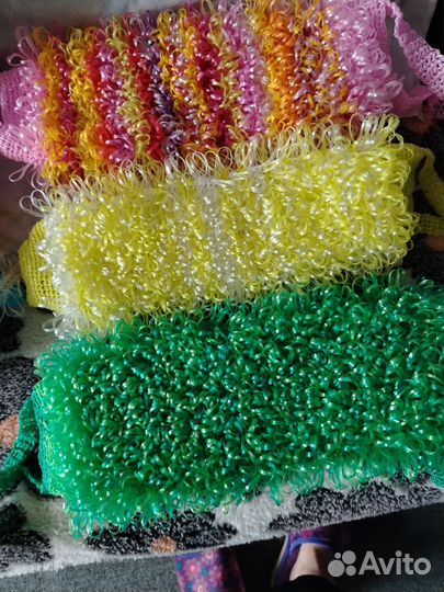 Мочалка ручной работы