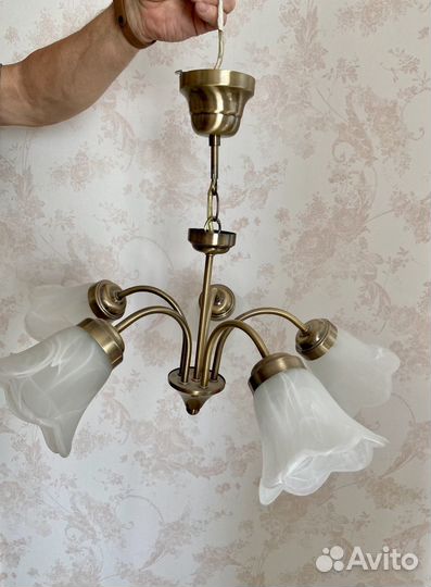 Люстра потолочная бу