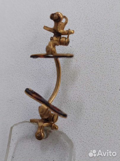 Позолоченные очки -пенсне до 1917 г