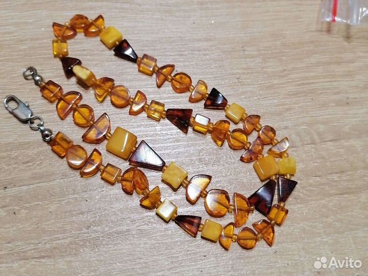 Бусы из натурального янтаря